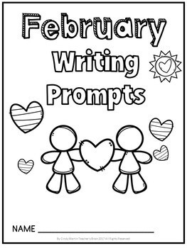 FEBRUARY Writing Prompts Journal K-3 - Image 2