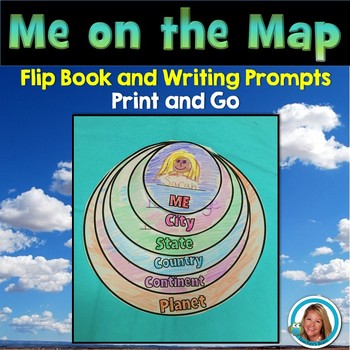 Me on the Map Flip Book Activities
