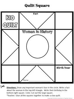 Women's History MONTH Writing Activities | POSTERS | Biographies Pennants - Image 3