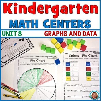 Graphing Data Practice Kindergarten Math Centers - Teaching Ideas Made Easy