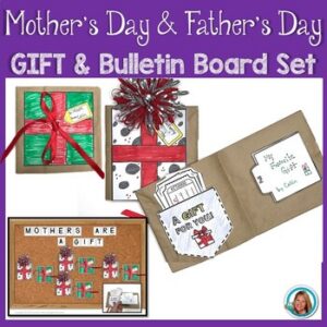 Mother's Day | Father's Day Craft | Parent Gifts | Bulletin Board Set