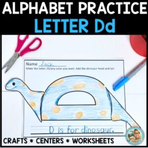 Alphabet Practice Worksheets | LETTER D Activities