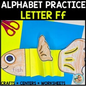 LETTER F Worksheets for Preschool or Kindergarten | Crafts | Activities