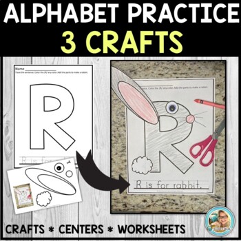 Letter R For Rice Activity LETTER R Activities | Alphabet Practice Worksheets & Crafts - Teaching ...