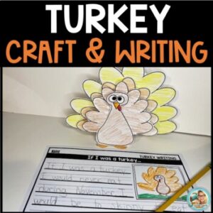 Turkey Writing Craft | Fall Art Project