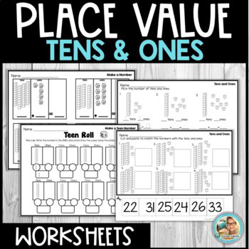 Place Value Worksheets Tens and Ones First Grade