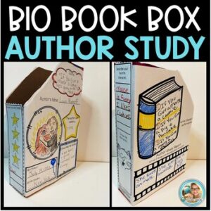Book Box Book Report | Author Study Biography Great for Read Across America Week