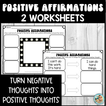 RETRO GOOVY CLASSROOM DECOR Positive Affirmations Mirror Cards | EDITABLE - Image 4