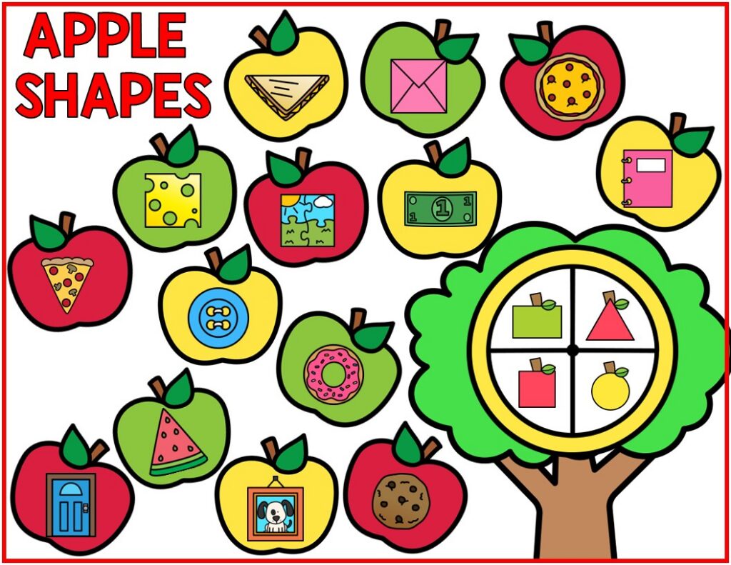 September 2D Shapes Math Center | Spinner Game for Geometry Practice ...