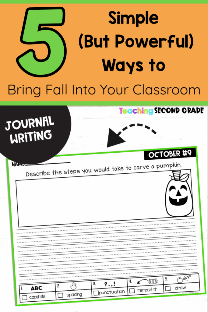 ways to bring fall into your classroom