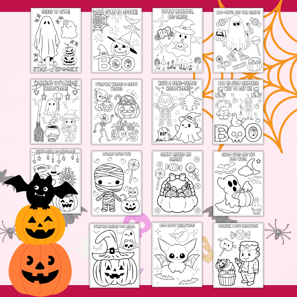Halloween Coloring Pages | 15 Fun Printable Sheets for K-3 Students - Image 2