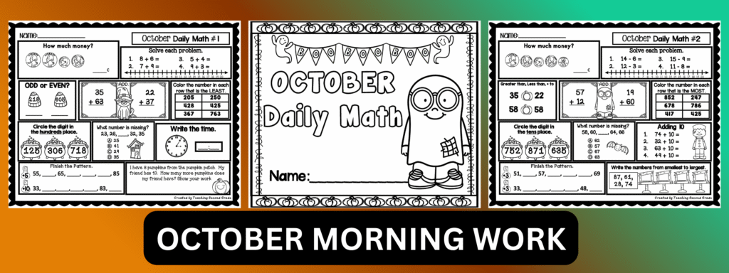 fall October morning work