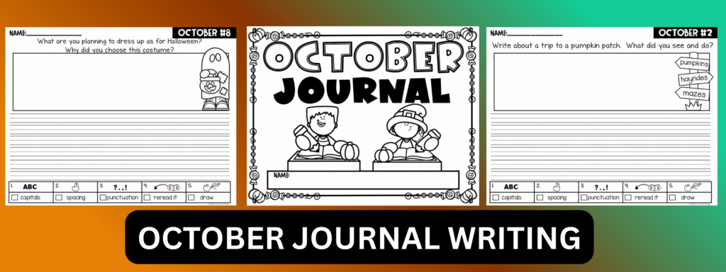 October Journal Writing