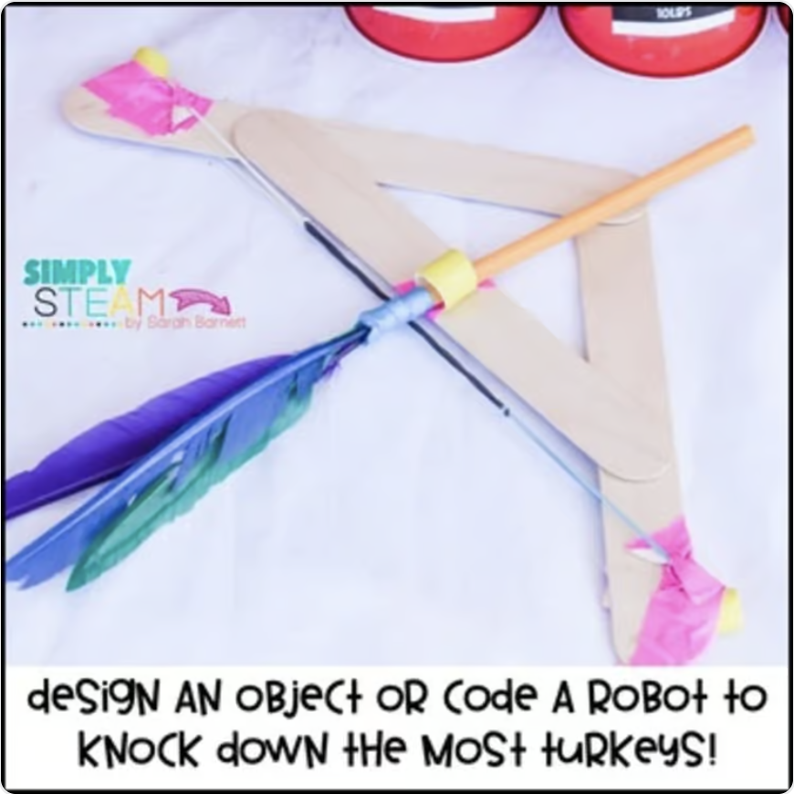 Thanksgiving STEM Activities Turkey Knock Down Challenge - Image 2