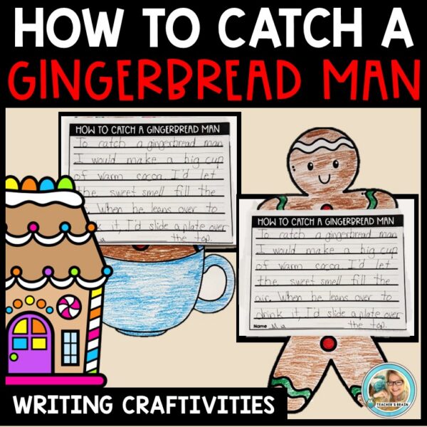 How to CATCH THE GINGERBREAD MAN Writing Activities | Trap | Craft ...
