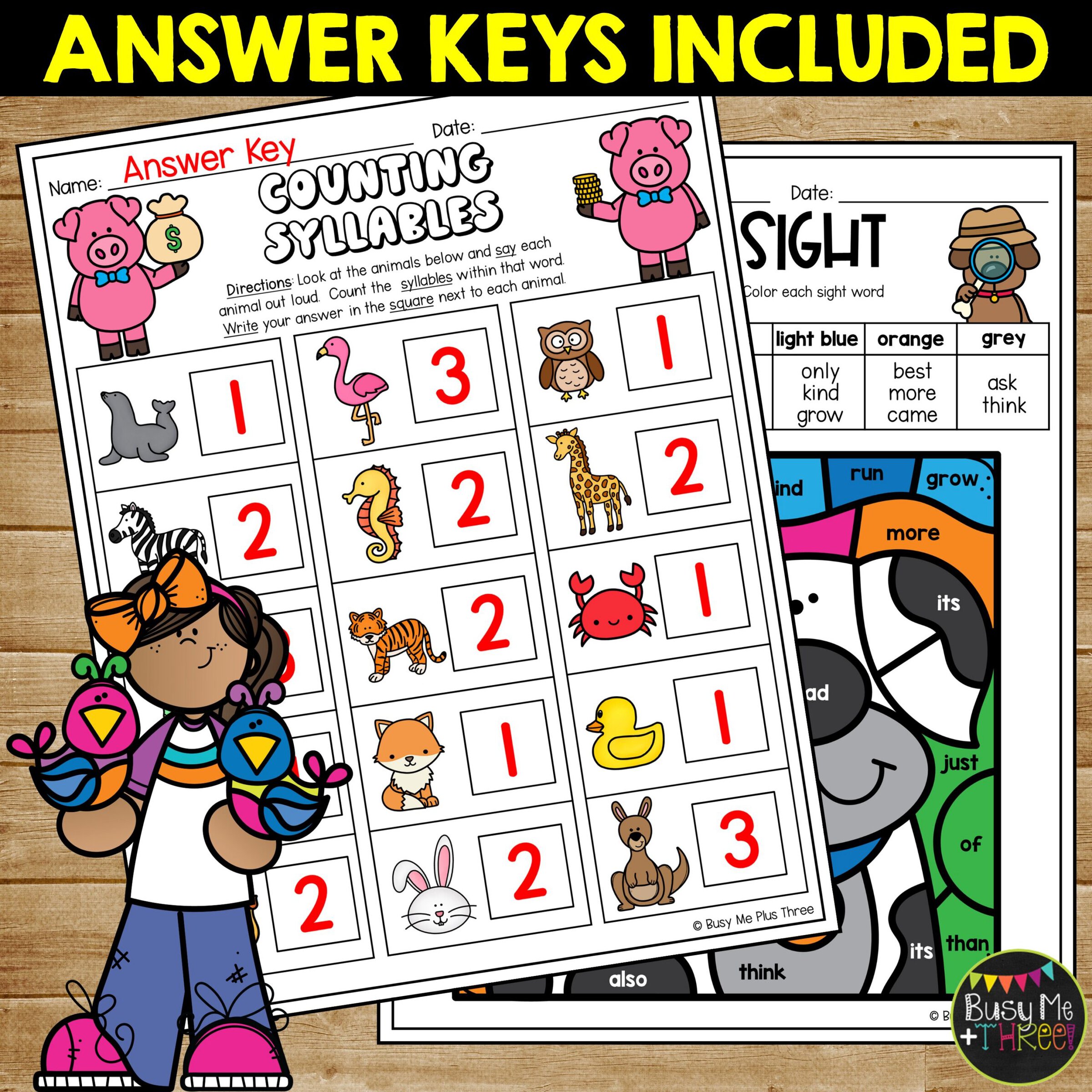 1st Grade Literacy No Prep Pets Activities and Worksheets - Image 4