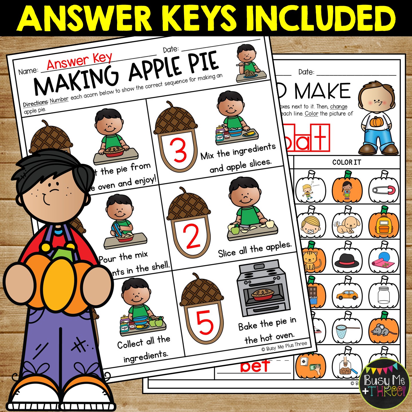1st Grade Fall ELA Review No Prep Worksheets September - Image 4