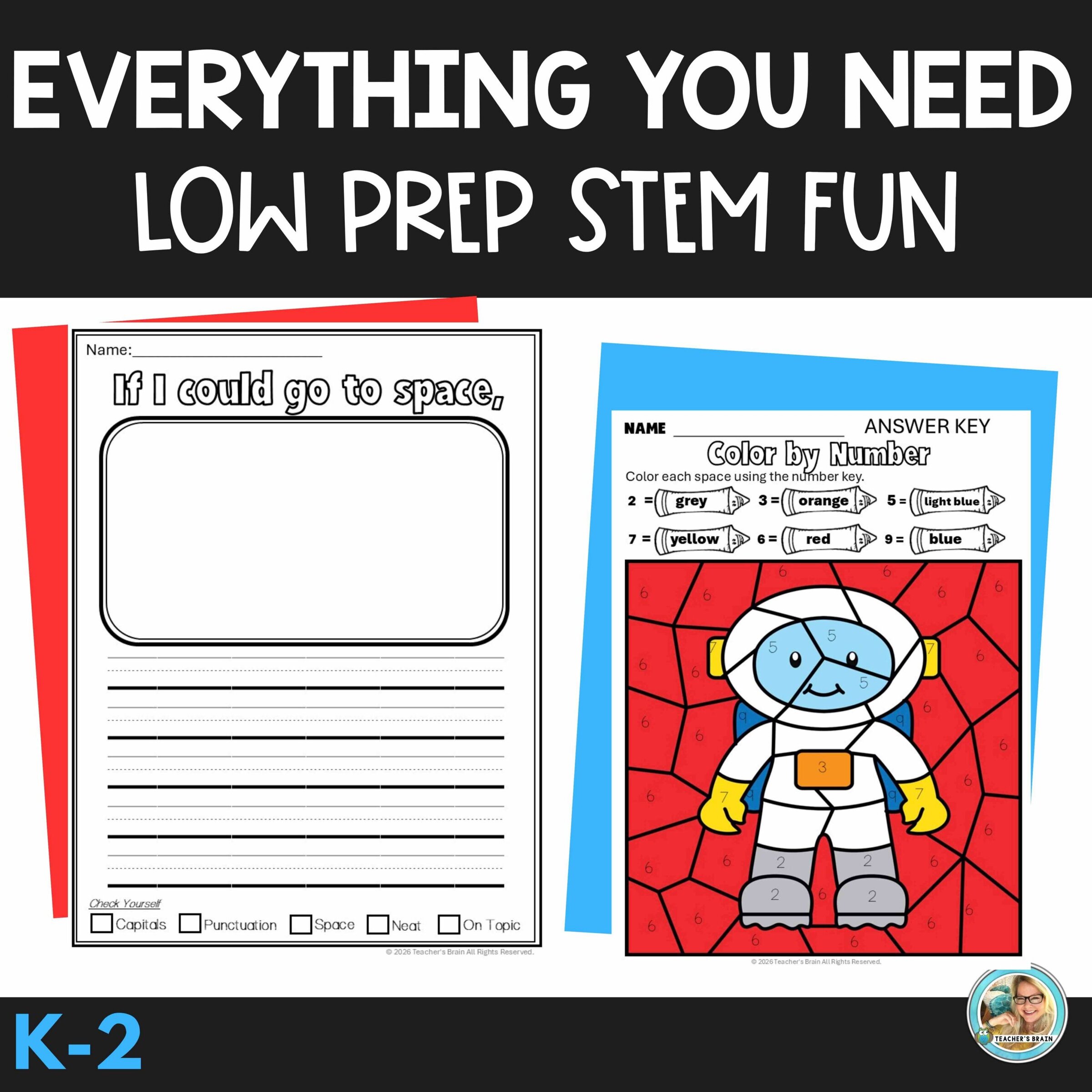 Artemis II STEM Unit K–2 | Space Activities, Reading Comprehension, Rocket Craft - Image 2