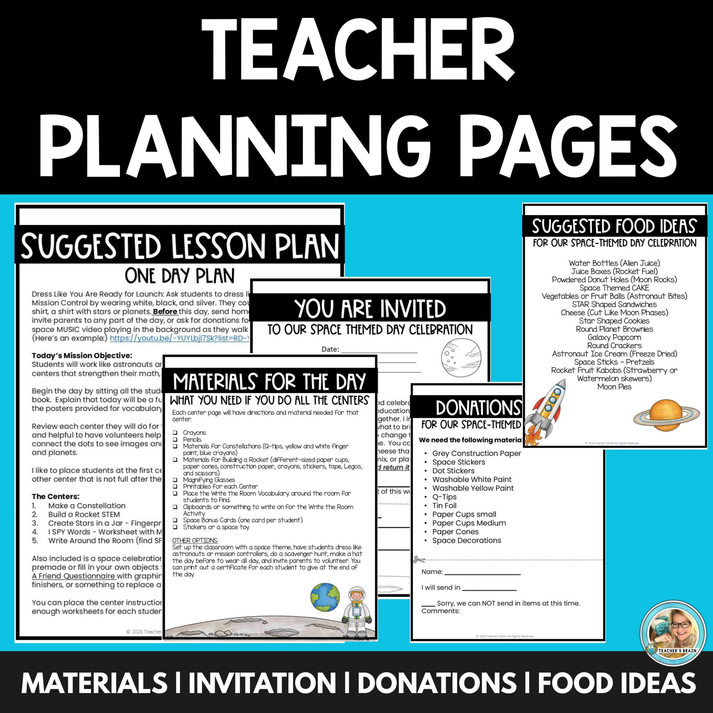 SPACE DAY Activites | End of the Year Theme Days K-2 - Image 2