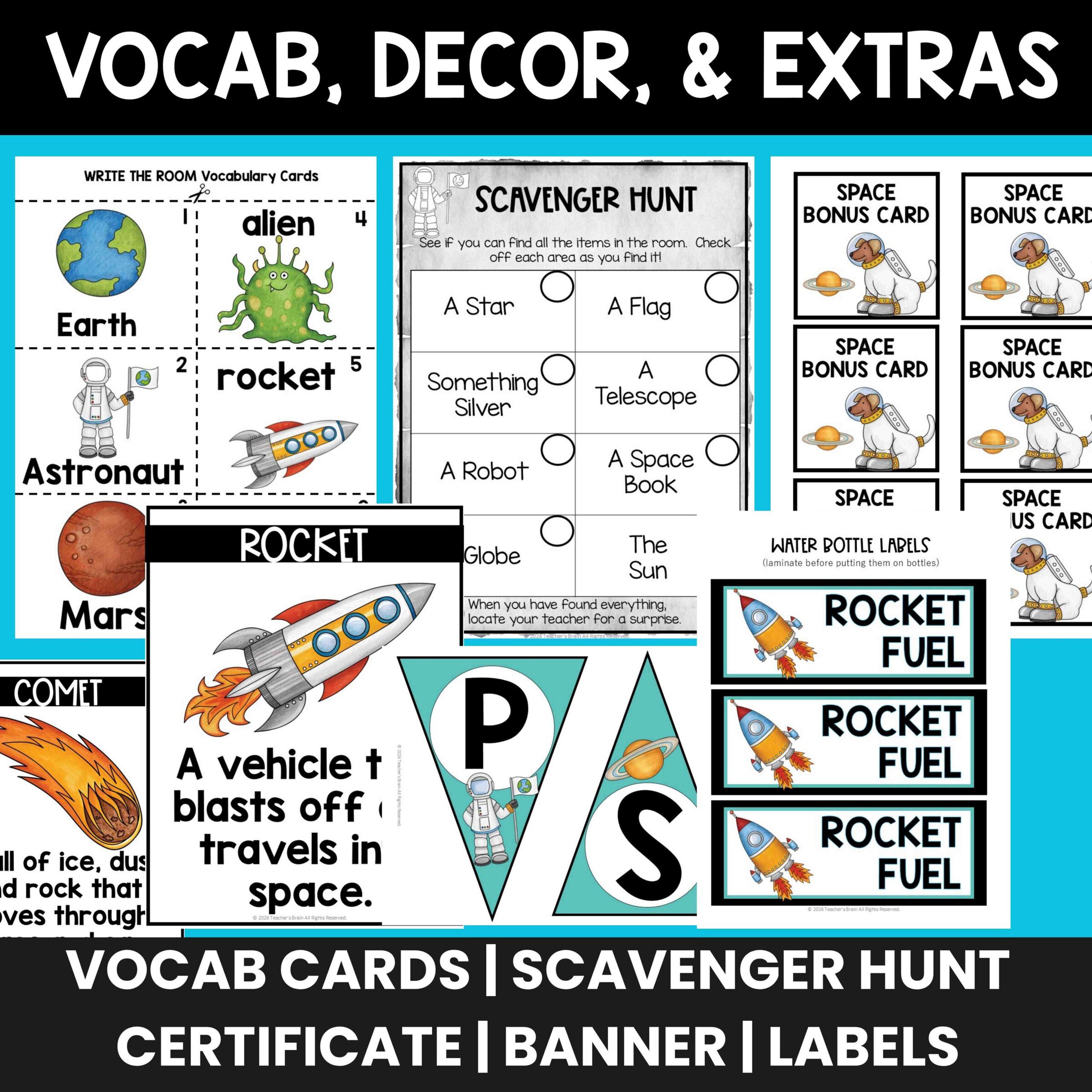 SPACE DAY Activites | End of the Year Theme Days K-2 - Image 4