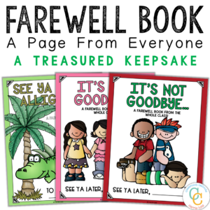 Farewell Book for Student Moving | Class Keepsake No Prep