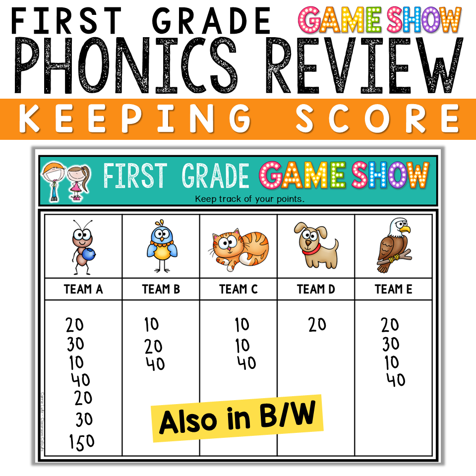 1st Grade Phonics Game Show - No Prep PowerPoint - Image 4