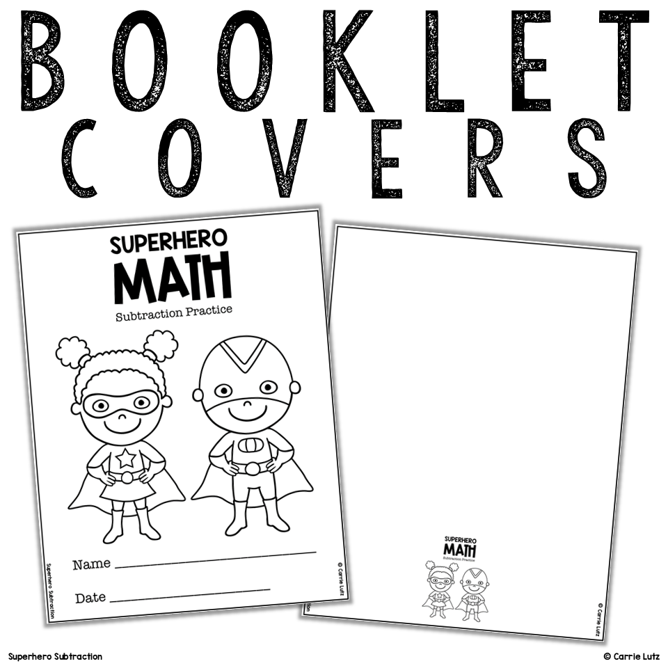 Superhero Subtraction Worksheets Within 20 First Grade Math Practice - Image 2