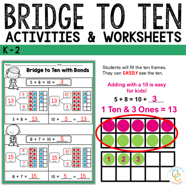 Number Bonds Worksheets 1st Grade | Fact Families & Word Problems ...