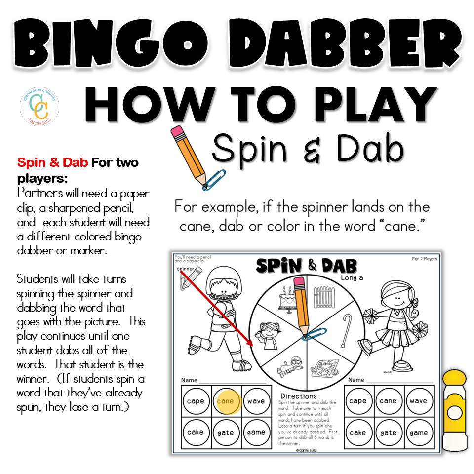 Magic E Bingo Dabber Games K-2 - Image 3