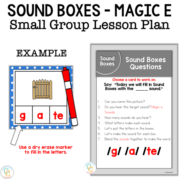 Magic E Sound Boxes K-2 - Teaching Ideas Made Easy