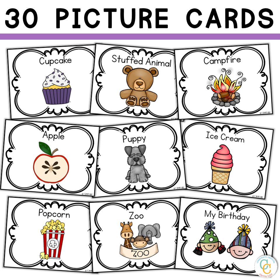 1st Grade Poetry Writing Center with Pictures - Image 3