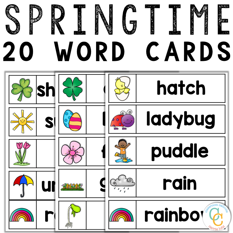 1st Grade Spring Acrostic Poem Templates - Image 3