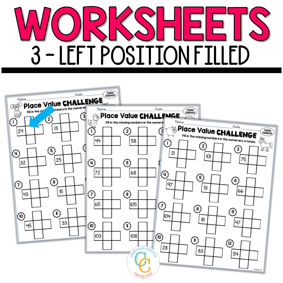 1 More 1 Less Worksheets | K-2 Place Value Activities - Image 3