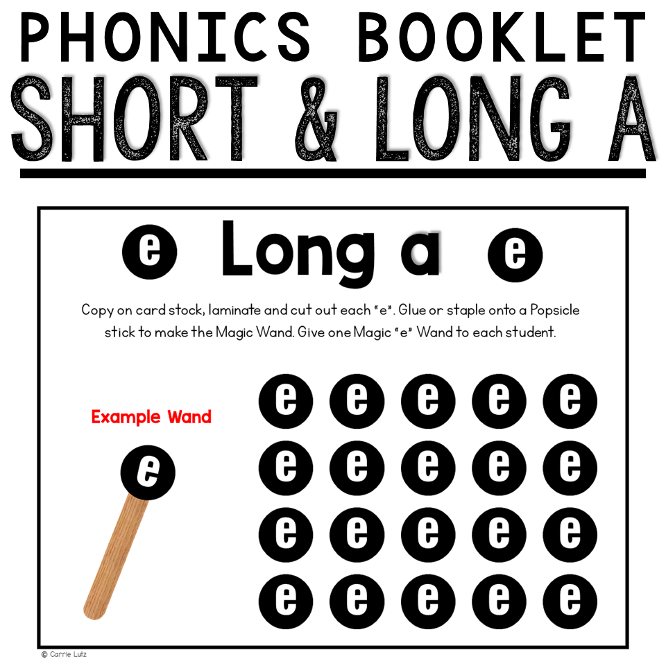 Short and Long A Phonics Booklet K-2 - Image 3