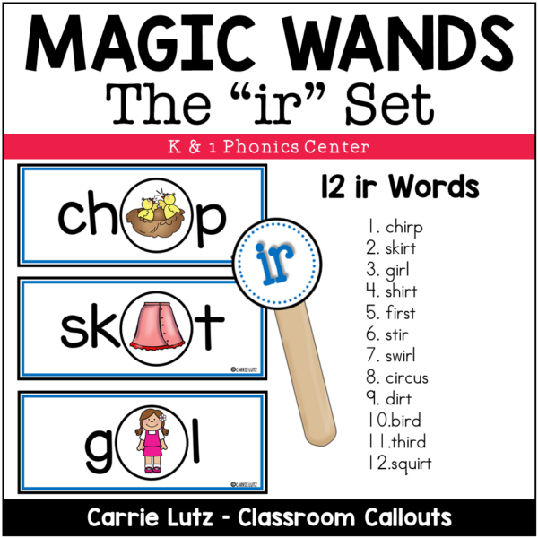 Bossy R Phonics | Magic Wands K-1 Centers - Teaching Ideas Made Easy