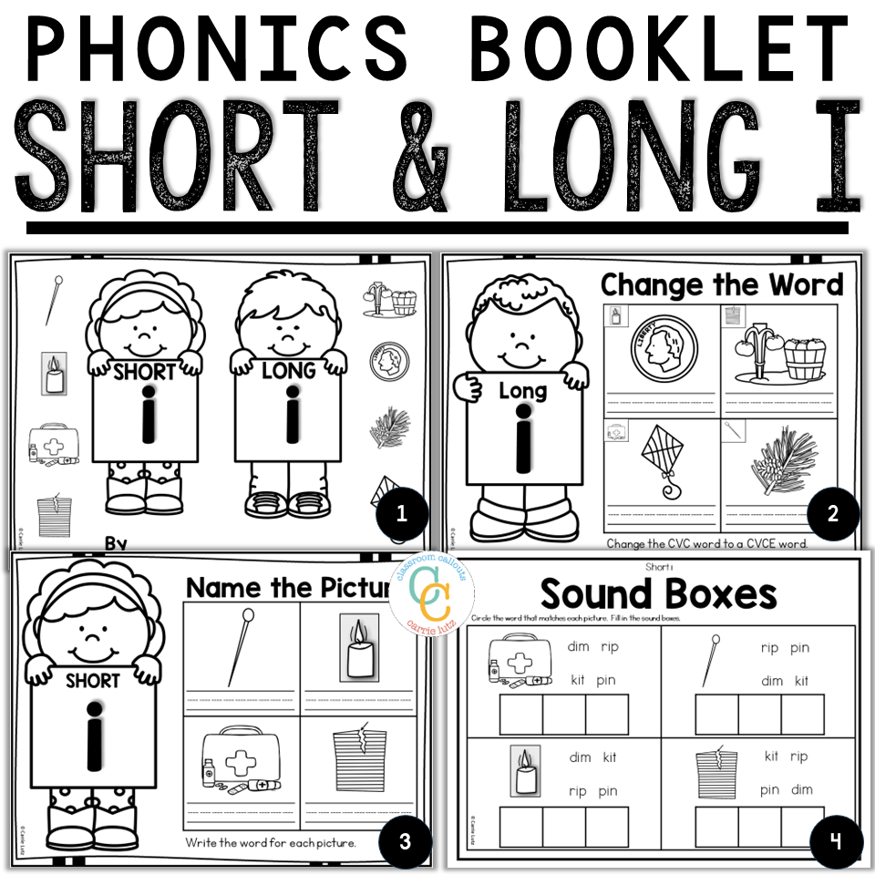 Short and Long I Phonics Booklet K-2 - Image 4
