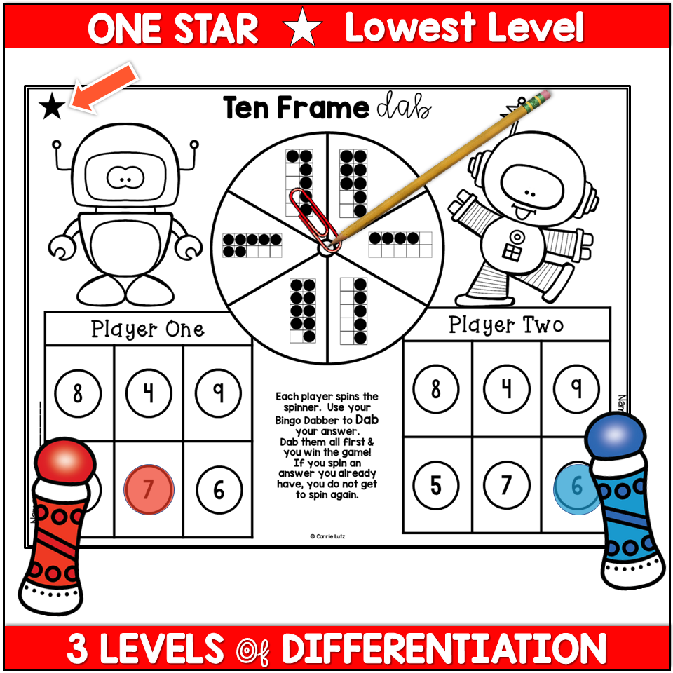 Bingo Dabber Math Centers 1st Grade | End of Year Review - Image 4
