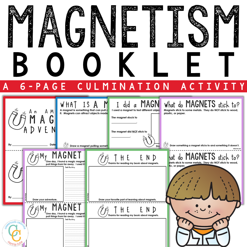 1st Grade Magnetism Science Activities Worksheets - Image 4