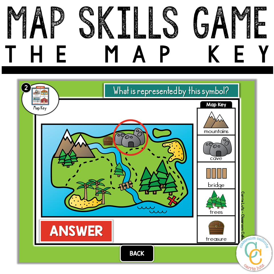 1st Grade Map Skills Game PowerPoint - Image 4