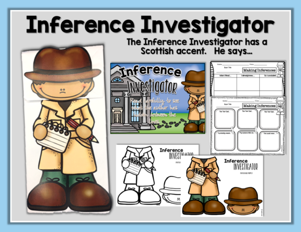 Making Inferences Activities First Grade Reading Comprehension Craft ...