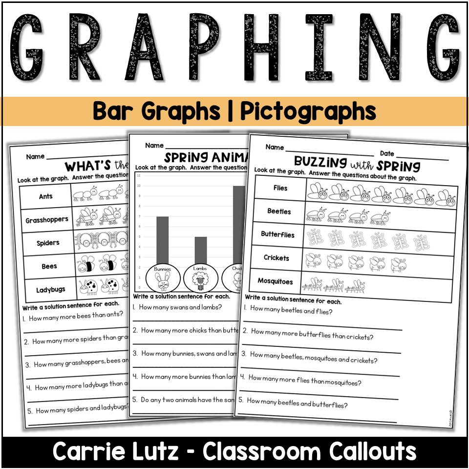 Spring Math Review 1st Grade Worksheets Packet Easter No Prep ...