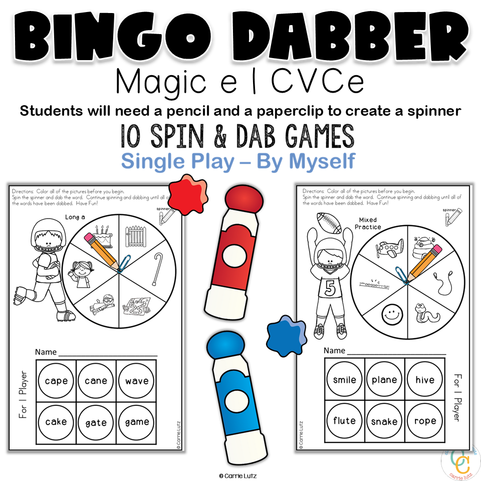 Magic E Bingo Dabber Games K-2 - Image 2