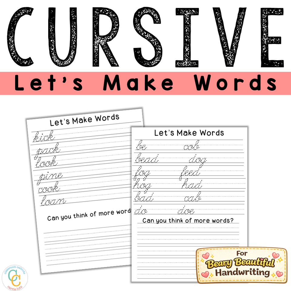 Cursive Handwriting Practice Workbook Alphabet Letters Worksheets - Image 4
