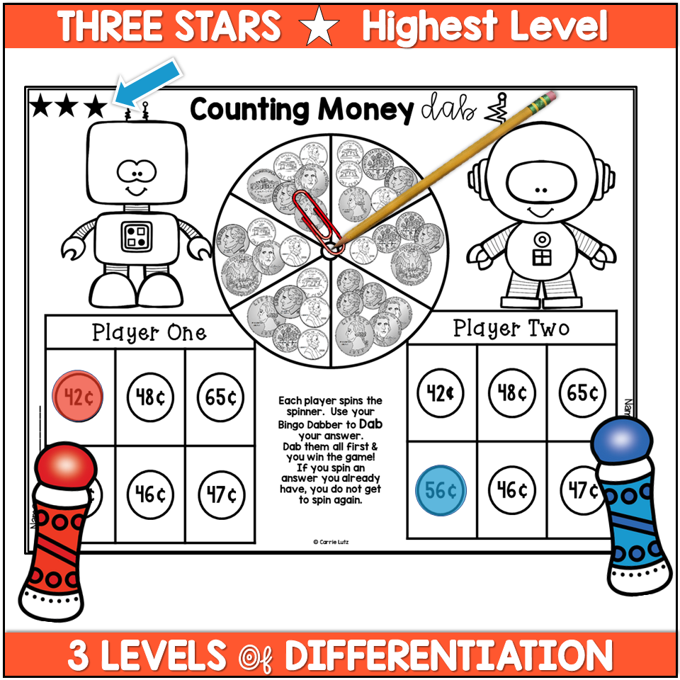 Bingo Dabber Math Centers 1st Grade | End of Year Review - Image 2
