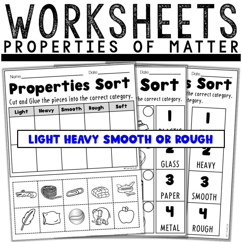 States of Matter 1st Grade | Properties of Matter Worksheets - Image 2
