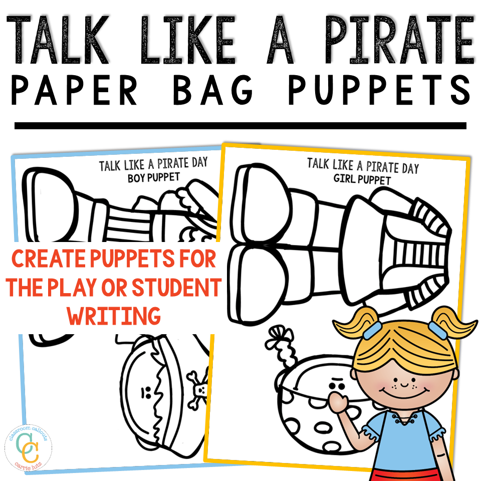 Talk Like a Pirate Day Activities | No Prep Printables - Teaching Ideas ...