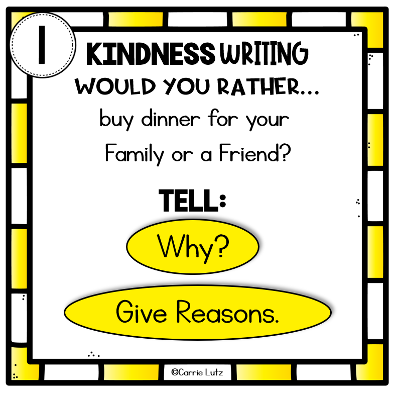 1st Grade Kindness Writing Activities No Prep SEL Center - Image 3