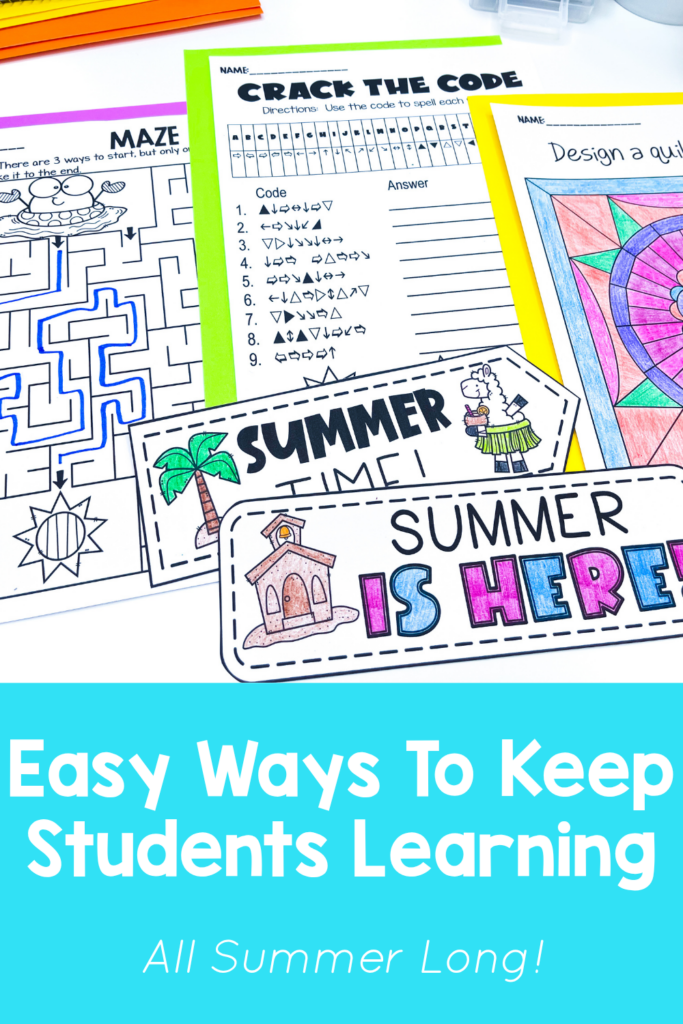 summer learning activities