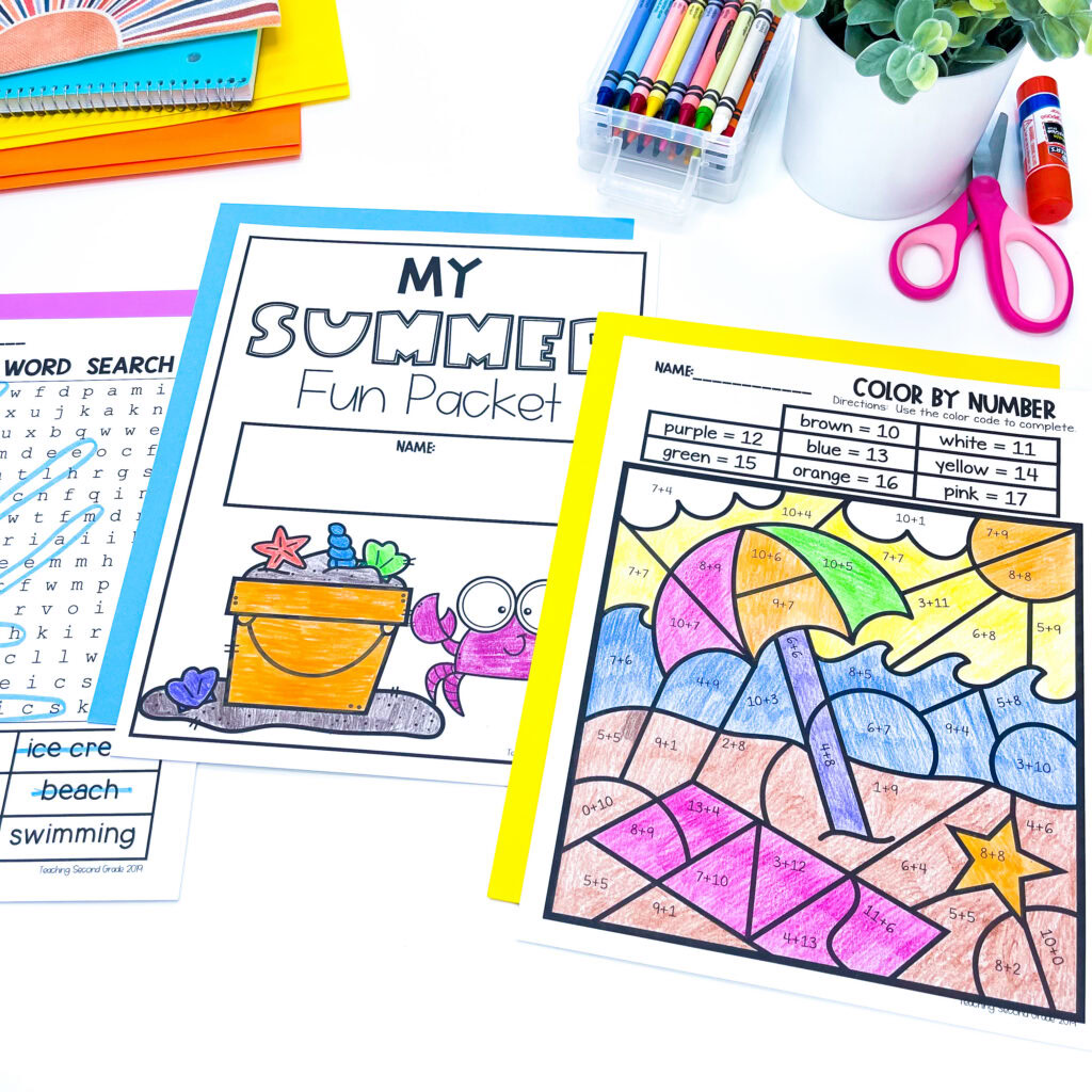 summer learning activities