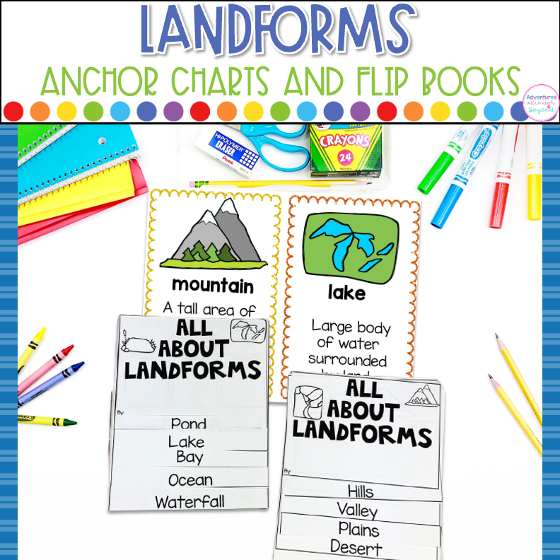 landforms and bodies of water